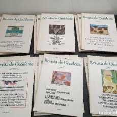 Coleccionismo de Revistas y Periódicos: REVISTA DE OCCIDENTE. LOTE DE 17 REVISTAS. LOS NÚMEROS DE NOVIEMBRE 1975 A MAYO 1977