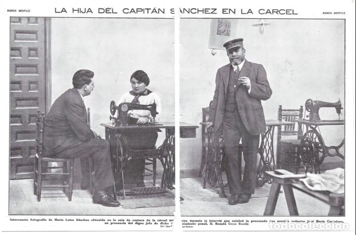 Collection Magazines and Newspapers: 1914 HOJAS REVISTA MADRID C&Aacute;RCEL DE MUJERES MAR&Iacute;A LUISA S&Aacute;NCHEZ SALA COSTURA JEFE PENAL ROM&Aacute;N CANO
