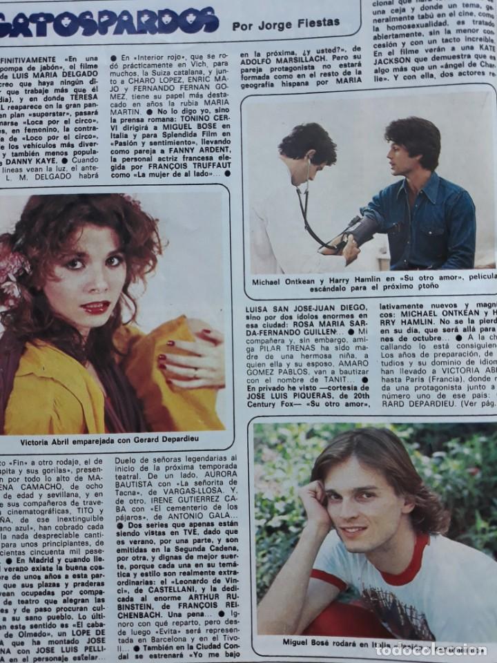 Coleccionismo de revistas y peri&oacute;dicos: HARRY HAMLIN MIGUEL BOSE VICTORIA ABRIL