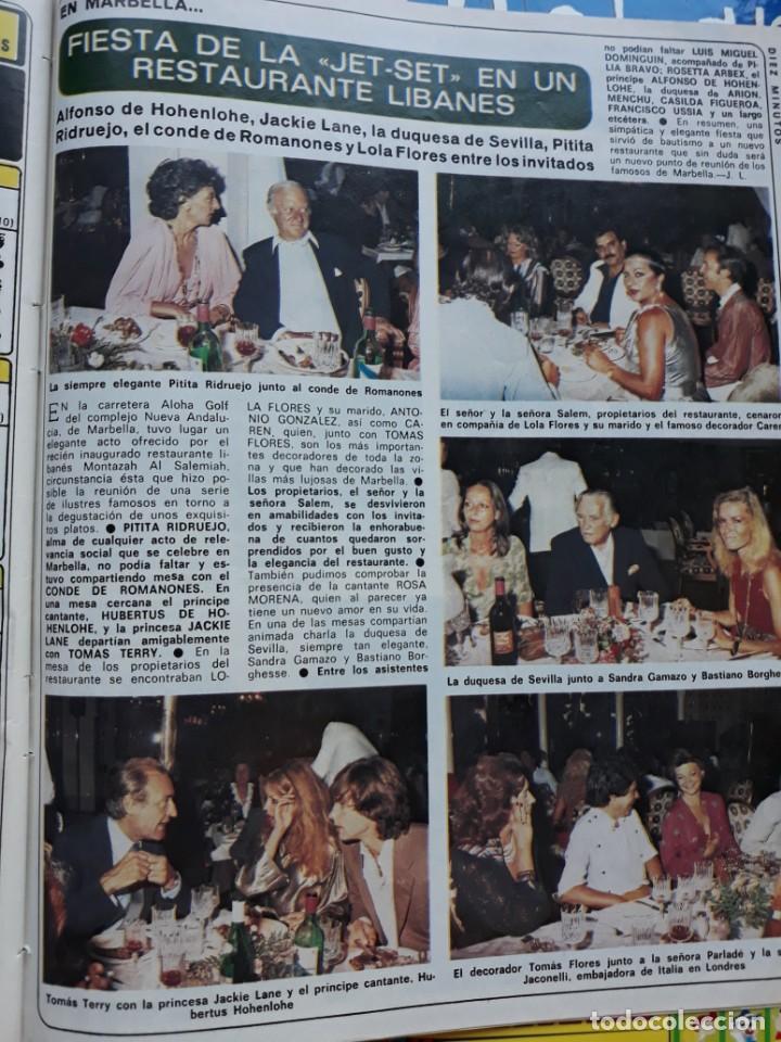 Coleccionismo de revistas y peri&oacute;dicos: LOLA FLORES PITITA RIDRUEJO JACKIE LANE HURBERTUS LA DUQUESA DE SEVILLA BEATRIZ DE BORBON