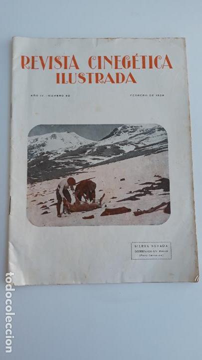 Collectionnisme de Revues et Journaux: REVISTA CINEGETICA ILUSTRADA. CAZA Y PESCA N&ordm; 32 FEBRERO 1926. MUCHA PUBLICIDAD DE ARMAS