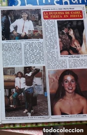 Coleccionismo de revistas y peri&oacute;dicos: CARMEN MARTINEZ BORDIU ROSSI VICTORIA ABRIL