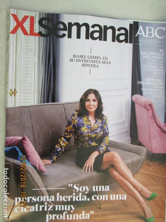 Coleccionismo de Revistas y Peri&oacute;dicos: XL SEMANAL ABC N&ordm; 1613- 23-09-2018