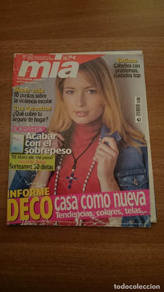 Coleccionismo de Revistas y Peri&oacute;dicos: REVISTA MIA  N&ordm; 1062- SEMANA  DEL  15-21   DE ENERO  2007