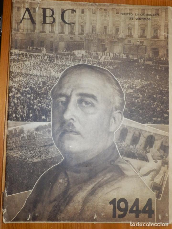Coleccionismo de Revistas y Peri&oacute;dicos: Antiguo Periodico - ABC - N&uacute;mero Extraordinario  - 1 de Enero de 1944 - 88 Pag - Ver sumario