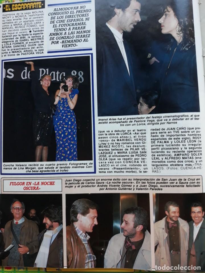 Coleccionismo de Revistas y Peri&oacute;dicos: CONCHA VELASCO LINA MORGAN IMANOL ARIAS PASTORA VEGA JUAN DIEGO CARLOS SAURA