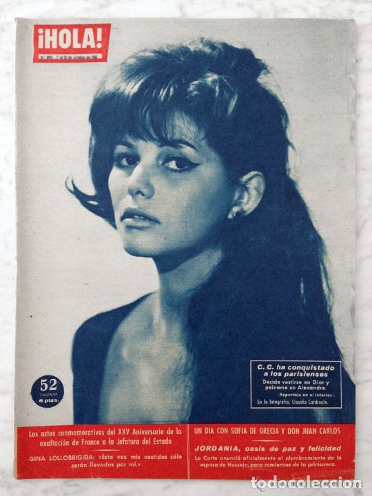 Hola 1961 Claudia Cardinale Yves Saint Lau Comprar Otras Revistas Y Periódicos Modernos