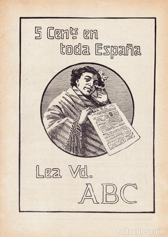 Coleccionismo de Revistas y Peri&oacute;dicos: Publicidad peri&oacute;dico ABC - 1920