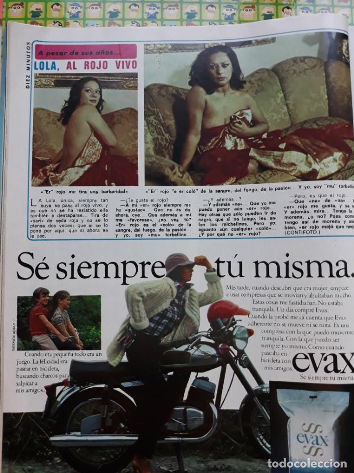 Coleccionismo de revistas y peri&oacute;dicos: LOLA FLORES AL ROJO VIVO