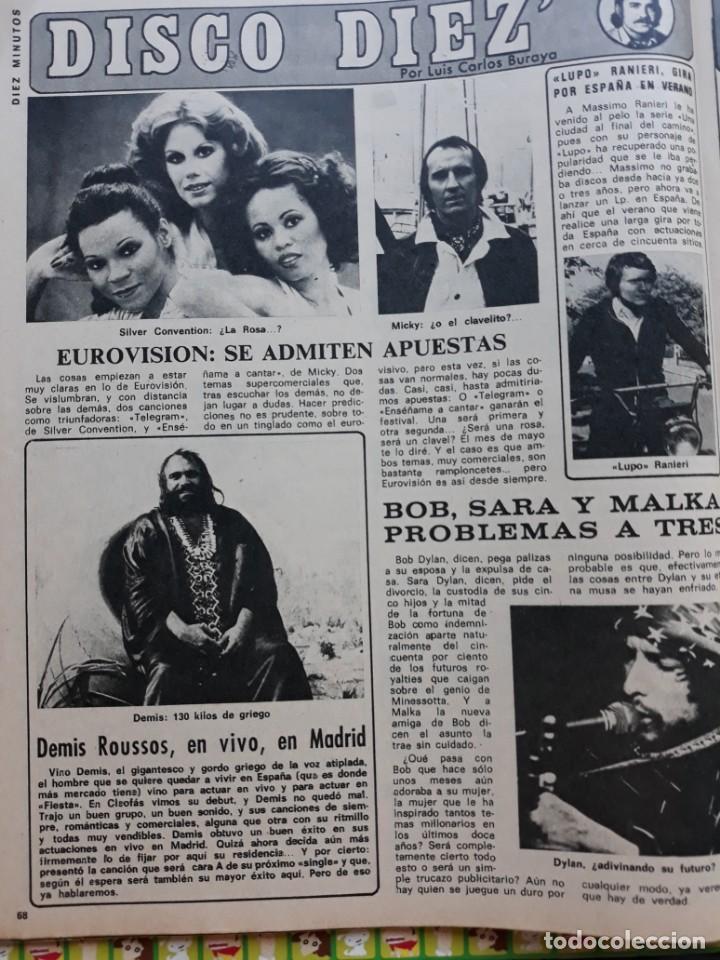 Coleccionismo de Revistas y Peri&oacute;dicos: SILVER CONVENTION DEMIS ROUSSOS BOB DYLAN LUPO RANIERI