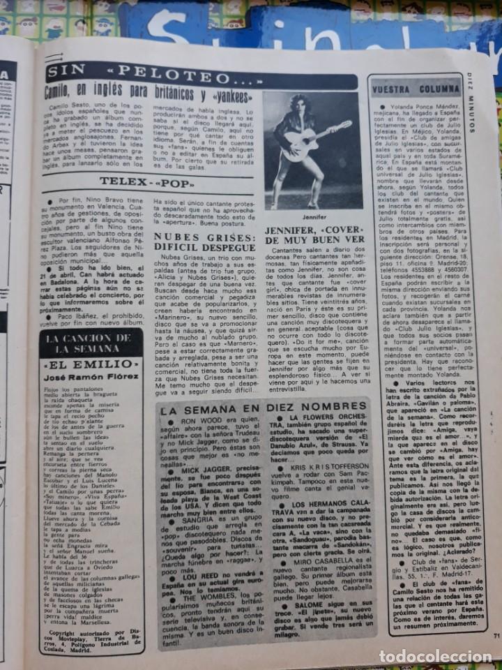 Coleccionismo de revistas y peri&oacute;dicos: CAMILO SESTO GRABARA EN INGLES JENNIFER
