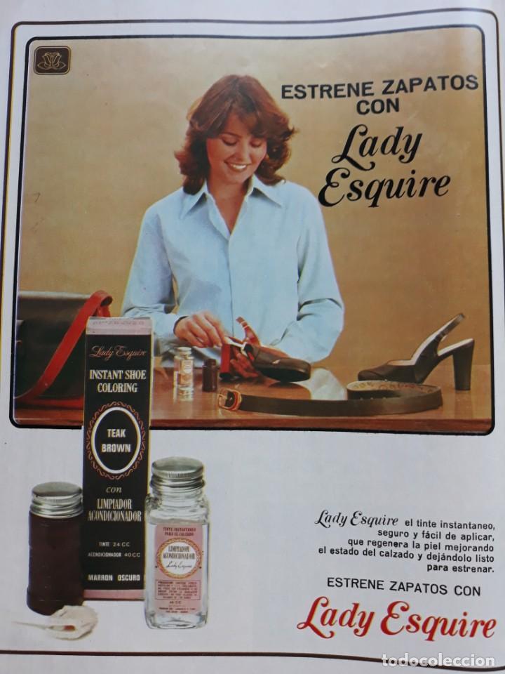 Coleccionismo de revistas y peri&oacute;dicos: ANUNCIO LADY ESQUIRE LIMPIA ZAPATOS
