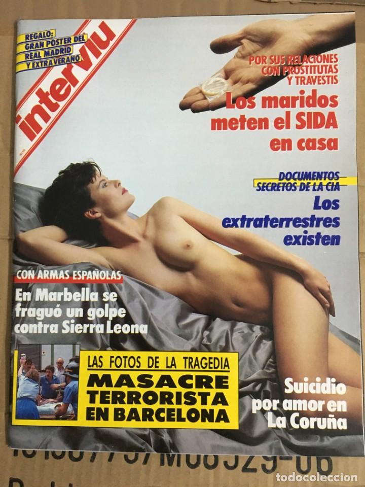 Collection Magazines and Newspapers: REVISTA INTERVIU N&ordm; 580 JUNIO 1987 MASACRE TERRORISTA EN BARCELONA SIDA MARISA MEDINA