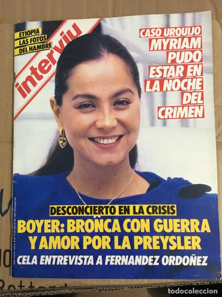 Coleccionismo de Revistas y Peri&oacute;dicos: REVISTA INTERVIU N&ordm; 478 Julio 1985 ISABEL PREYSLER CRAZY HORSE