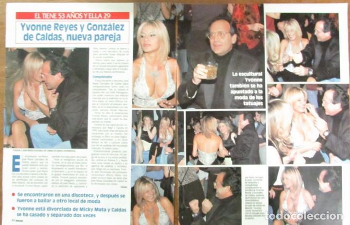 Coleccionismo de Revistas y Peri&oacute;dicos: RECORTE REVISTA SEMANA 3028 1998 YVONNE REYES Y GONZALEZ DE CALDAS