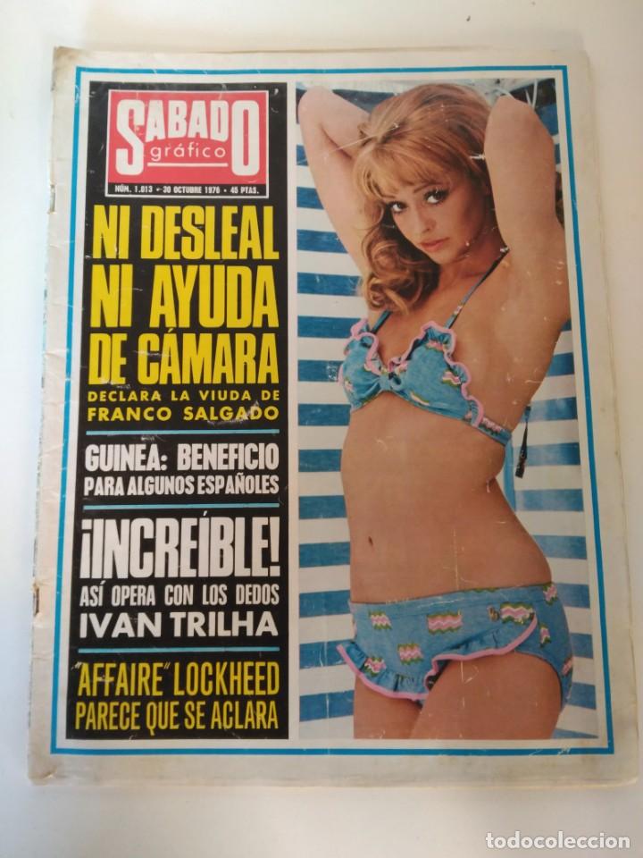 Coleccionismo de Revistas y Peri&oacute;dicos: Revista S&aacute;bado Gr&aacute;fico, 30 de Octubre de 1976, Pontevedra, General Franco Salgado