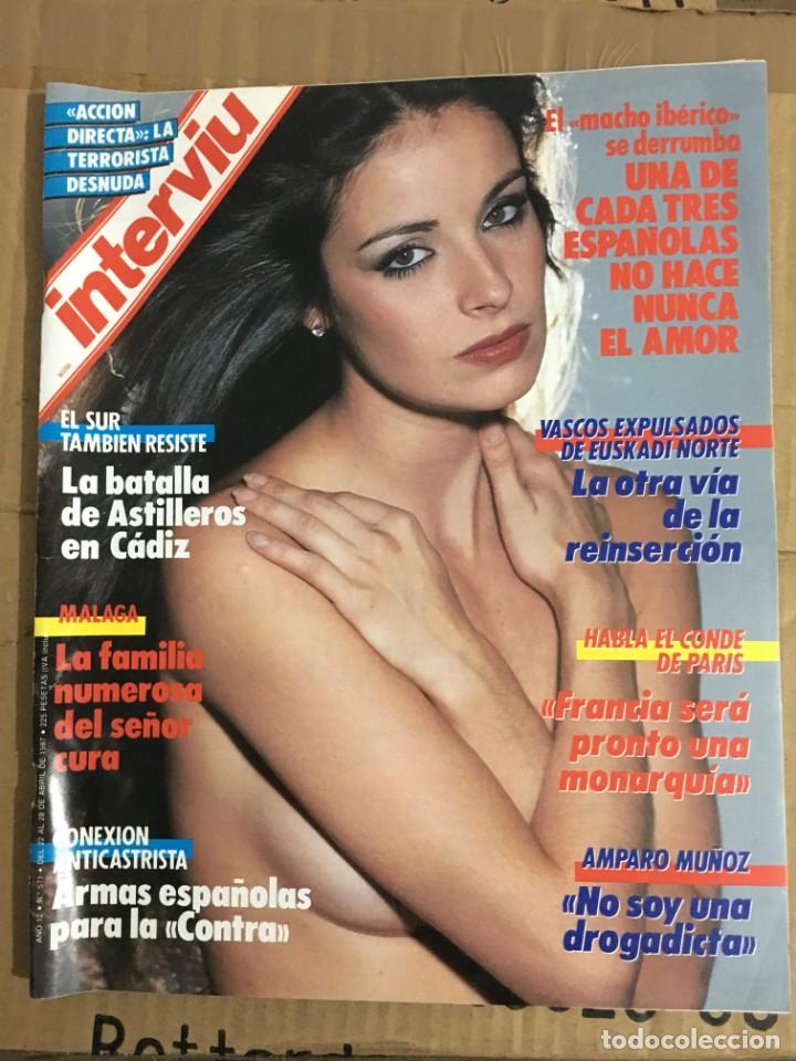 Sammeln von Zeitschriften und Zeitungen: REVISTA INTERVIU N&ordm; 571 ABRIL 1987 AMPARO MU&Ntilde;OZ EL PERFUME