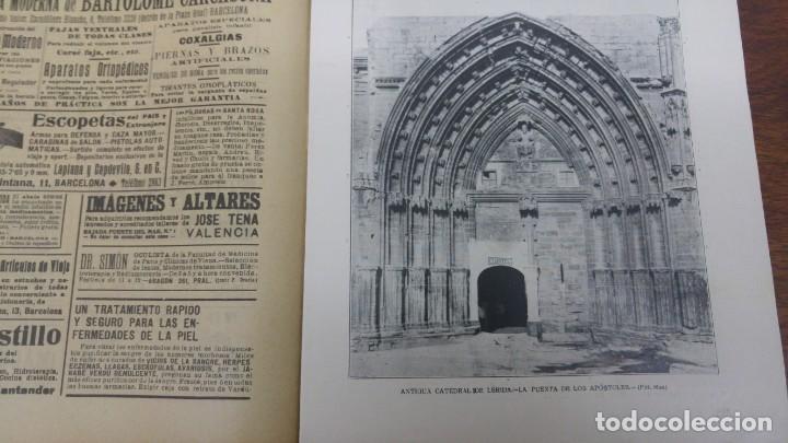 Coleccionismo de revistas y peri&oacute;dicos: ANTIGUA CATEDRAL DE LERIDA ARCHANDA AMPUERO BILBAO SESTAO PALMA MALLORCA MONTESORI PALENCIA 1916