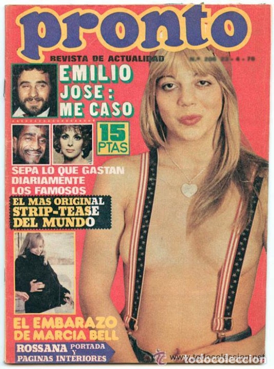 Coleccionismo de Revistas y Peri&oacute;dicos: PRONTO - 1976 - ROBERTO CARLOS, PERET, JENNY LLADA, MARUJITA D&Iacute;AZ, VER&Oacute;NICA LUJ&Aacute;N, MARCIA BELL