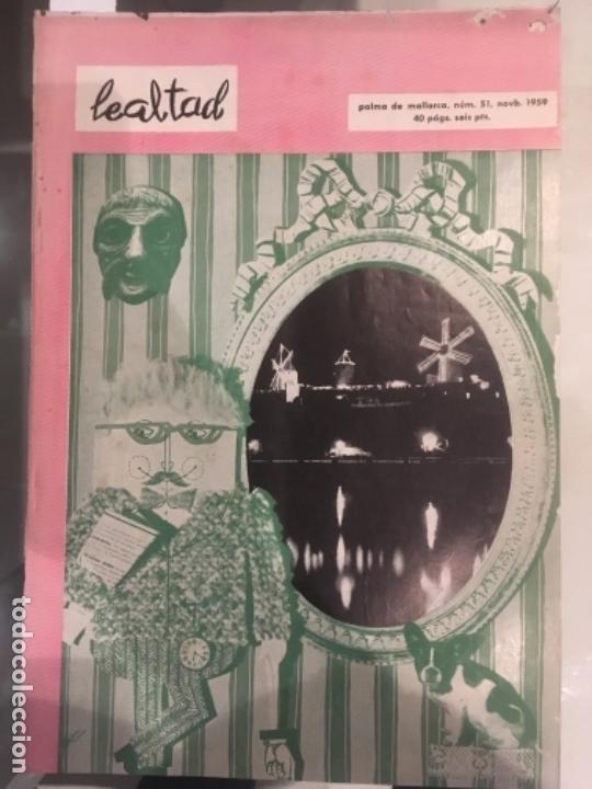 Coleccionismo de revistas y peri&oacute;dicos: LEALTAD, REVISTA GRAFICA BALEAR, MALLORCA, NUMERO 51, NOVIEMBRE 1959