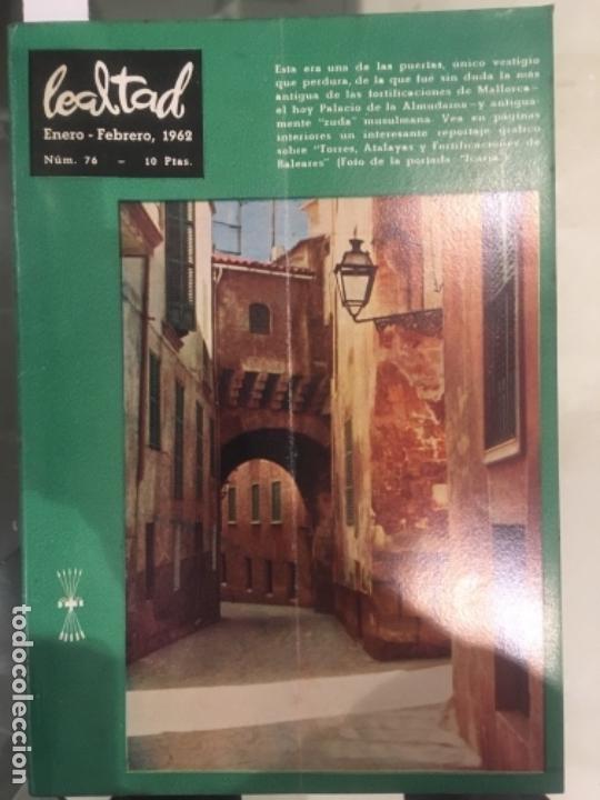 Coleccionismo de revistas y peri&oacute;dicos: LEALTAD, REVISTA GRAFICA BALEAR, MALLORCA, NUMERO 76, ENERO FEBRERO 1962