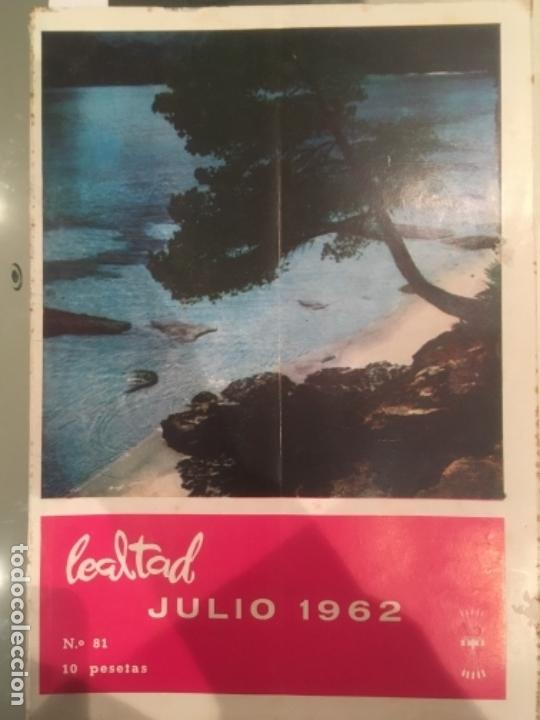 Coleccionismo de revistas y peri&oacute;dicos: LEALTAD, REVISTA GRAFICA BALEAR, MALLORCA, NUMERO 81, JULIO 1962, EXTRA VERANO