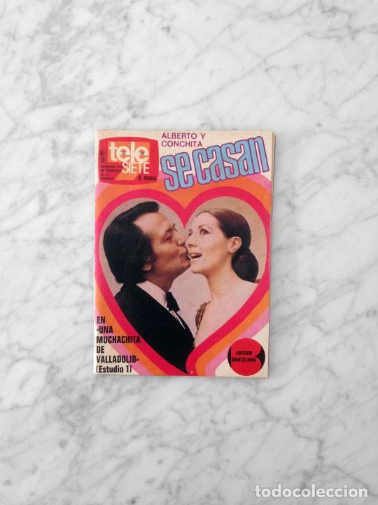 Collectionnisme de Revues et Journaux: TELE7 - 1973 - CONCHITA VELASCO, VICENTE PARRA, SALOME GUERRERO, TERESA RABAL, GLORIA CAMARA