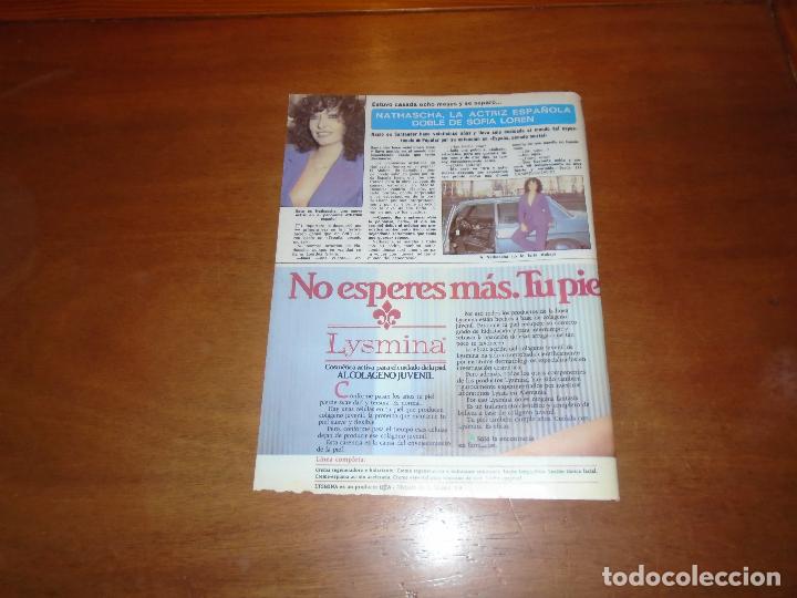 Coleccionismo de Revistas y Peri&oacute;dicos: RETAL 1983: NATASCHA LA ESPA&Ntilde;OLA DOBLE DE SOF&Iacute;A LOREN. PUBLICIDAD TALBOT SOLARA