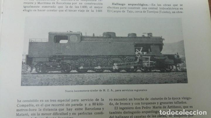 Collection Magazines and Newspapers: LOCOMOTORA TENDER DE M.Z.A COMPA&Ntilde;IA FERROCARRILES -RETRATO MAS ANTIGUO CON ANTEOJOS REVISTA A&Ntilde;O 1924