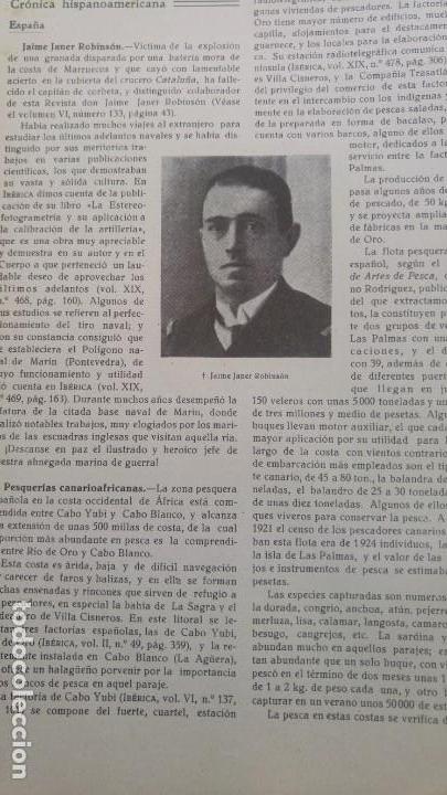 Collezionismo di Riviste e Giornali: JAIME JANER ROBINSON FALLECIMIENTO CAPITAN CRUCERO CATALU&Ntilde;A -MANUEL MALUQUER SALVADOR REVISTA 1924