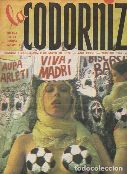 Coleccionismo de Revistas y Peri&oacute;dicos: LA CODORNIZ - N&ordm; 1767 / MAYO 1976 - PORTADA : MUNOA