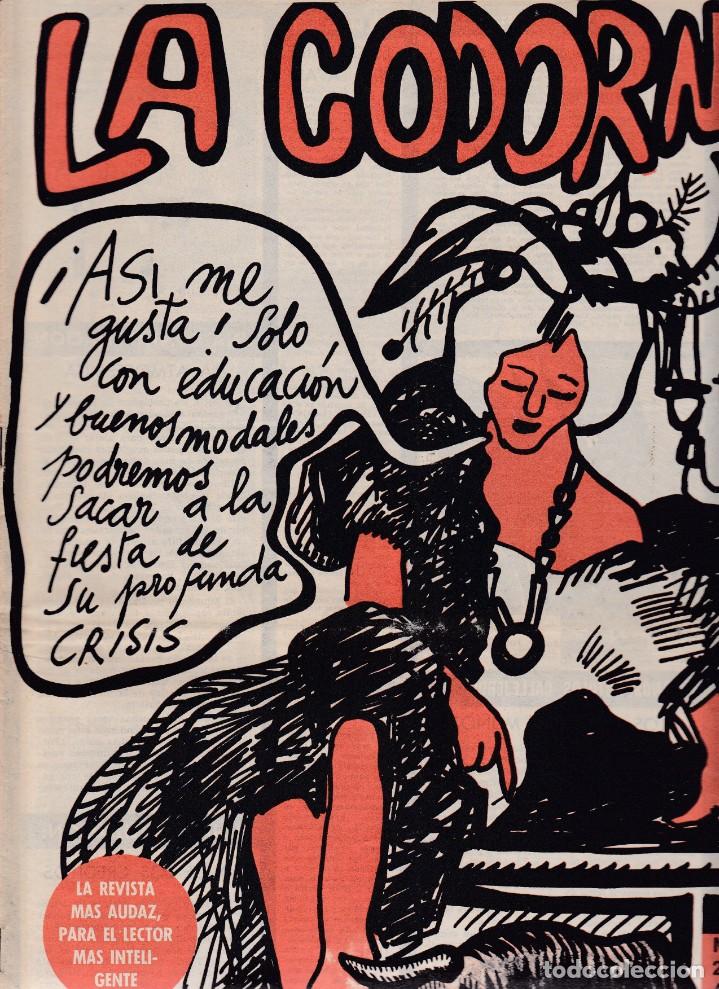 Coleccionismo de Revistas y Peri&oacute;dicos: LA CODORNIZ - N&ordm; 1501 / AGOSTO 1970 - PORTADA : JULIO CEBRIAN