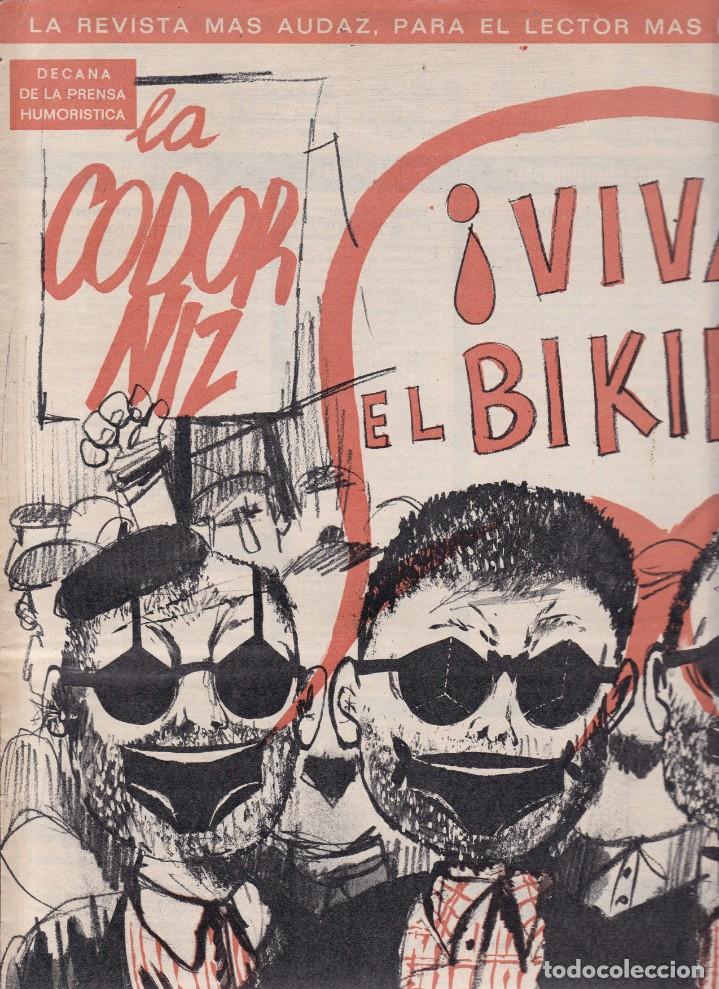 Coleccionismo de Revistas y Peri&oacute;dicos: LA CODORNIZ - N&ordm; 1504 / SEPTIEMBRE 1970 - PORTADA : MUNOA