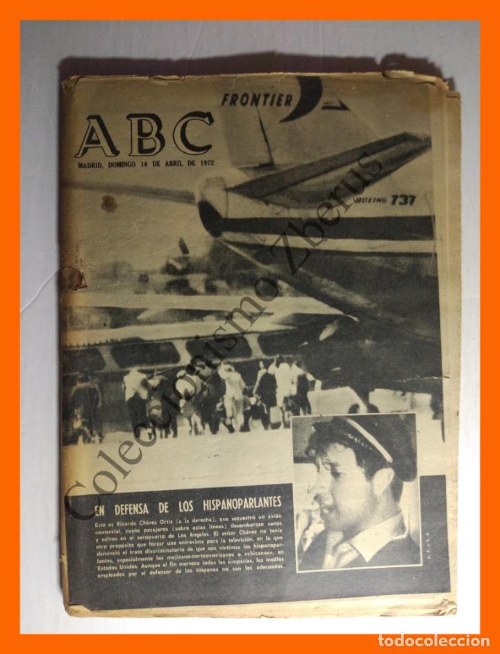 Coleccionismo de Revistas y Peri&oacute;dicos: ABC 16 Abril 1972 - Abuso en Talleres de Reparaci&oacute;n; Universidad Salamanca departamento de Drama