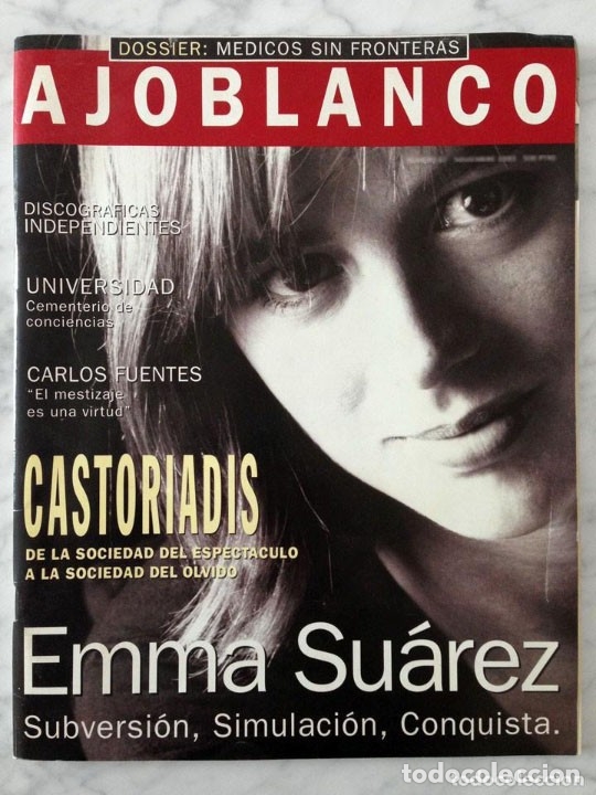 Coleccionismo de Revistas y Peri&oacute;dicos: AJOBLANCO - 1993 - EMMA SU&Aacute;REZ, M&Eacute;DICOS SIN FRONTERAS, DISCOGR&Aacute;FICAS INDEPENDIENTES, MIGUEL POVEDA