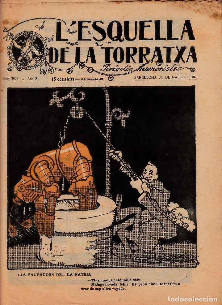 Collectionnisme de Revues et Journaux: REVISTA L'ESQUELLA DE LA TORRATXA - 1918 - NUM. 2057 -