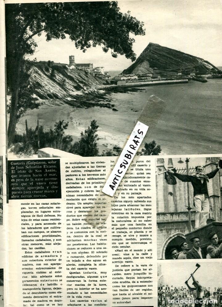 Coleccionismo de Revistas y Peri&oacute;dicos: REVISTA A&Ntilde;O 1952 EL CASERIO VASCO GUETARIA LEQUEITIO LUXIA SORIA FERROCARRILES Y CONSTRUCCIONES ABC