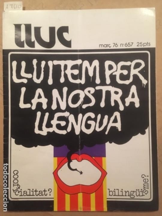 Coleccionismo de Revistas y Peri&oacute;dicos: LLUC, 1976, LLUITEM PER LA NOSTRA LLENGUA, NUMERO 657