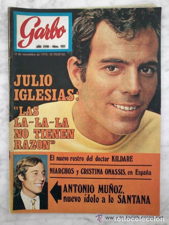 Collectionnisme de Revues et Journaux: GARBO - 1970 - JULIO IGLESIAS, CASSIUS CLAY, MONICA RANDALL, RICHARD CHAMBERLAIN, FIREBALL XL-5