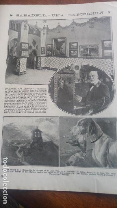Sammeln von Zeitschriften und Zeitungen: JUAN VILA PINTOR SABADELL ORFEO LLISSANI LLISSA DE MUNT IGUALADA HOJA REVISTA A&Ntilde;O 1917