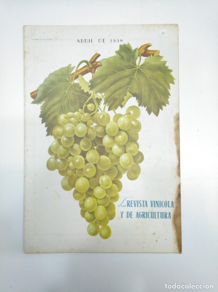 Coleccionismo de revistas y peri&oacute;dicos: LA REVISTA VINICOLA Y DE AGRICULTURA. ABRIL DE 1958. TDKR12