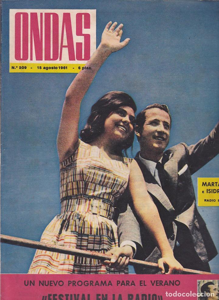 Collectionnisme de Revues et Journaux: REVISTA ONDAS AGOSTO 1961
