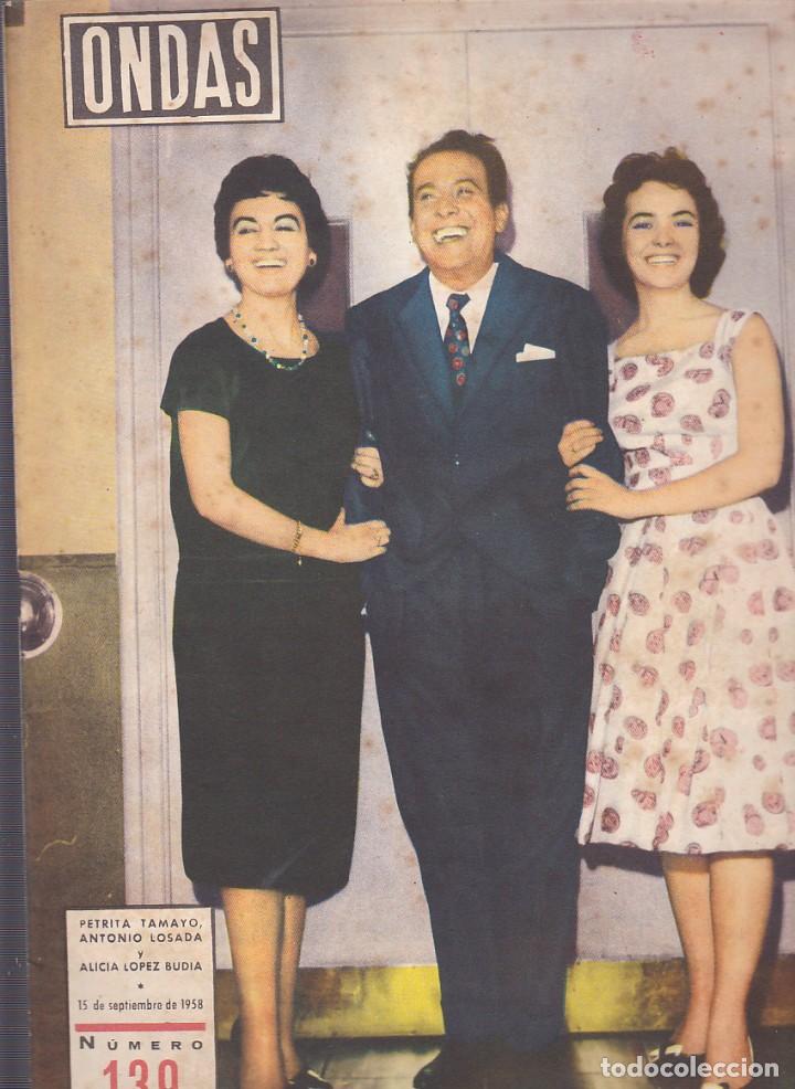 Collectionnisme de Revues et Journaux: REVISTA ONDAS SEPTIEMBRE 1958