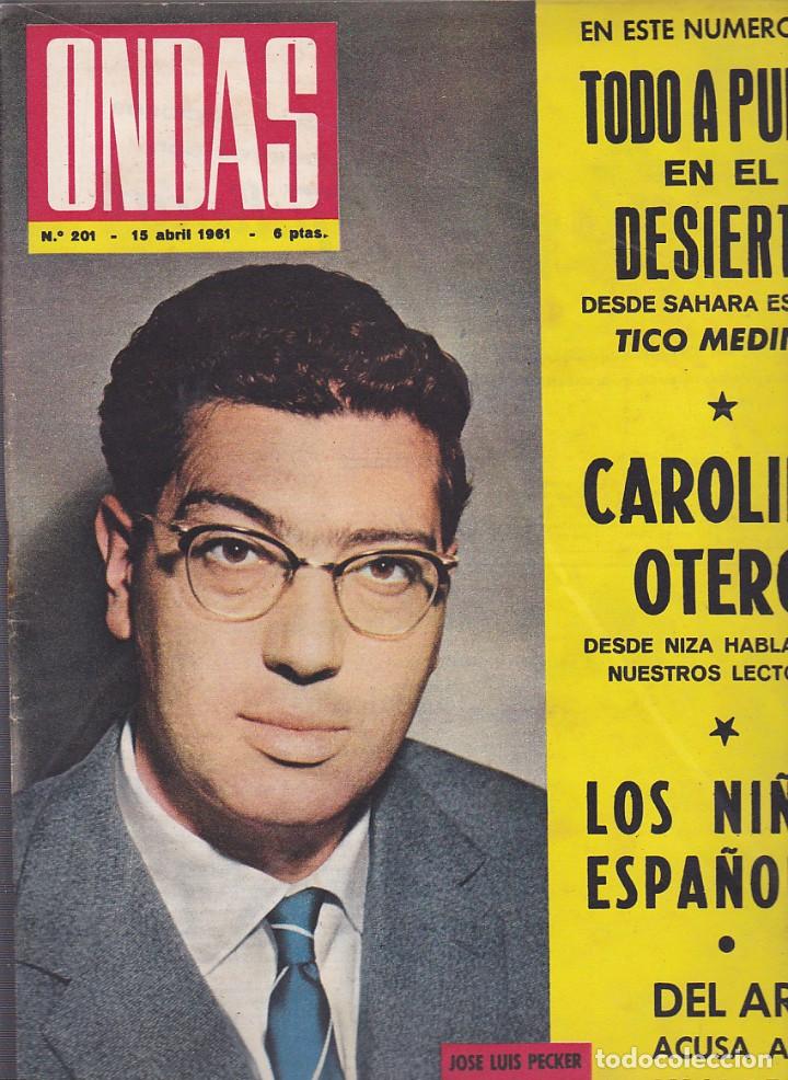 Collectionnisme de Revues et Journaux: REVISTA ONDAS ABRIL 1961
