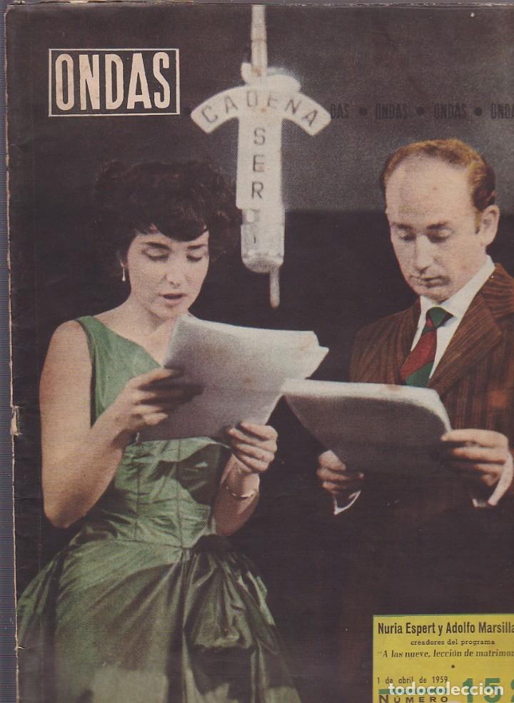 Collectionnisme de Revues et Journaux: REVISTA ONDAS ABRIL 1959