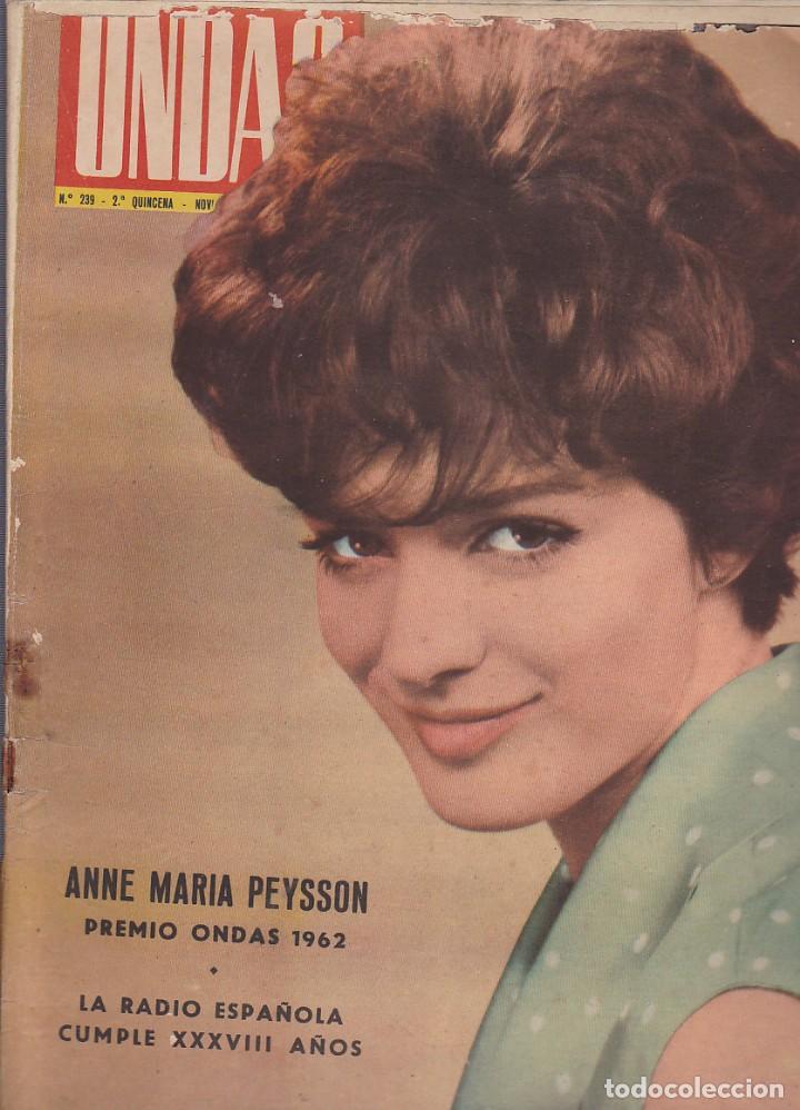 Collectionnisme de Revues et Journaux: REVISTA ONDAS NOVIEMBRE 1962