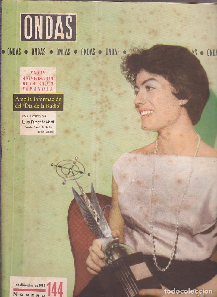 Collectionnisme de Revues et Journaux: REVISTA ONDAS DICIEMBRE 1958