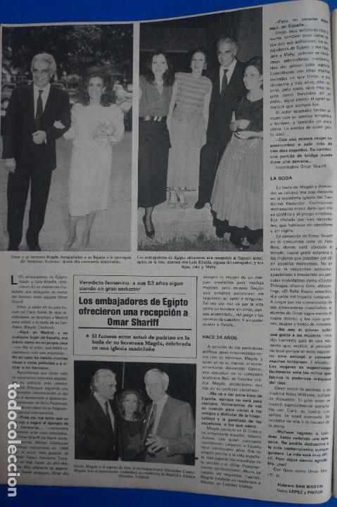 Coleccionismo de Revistas y Peri&oacute;dicos: RECORTE REPORTAJE CLIPPING DE OMAR SHARIFF RECEPCION REVISTA SEMANA N&ordm; 2367 P&Aacute;G 14 L44