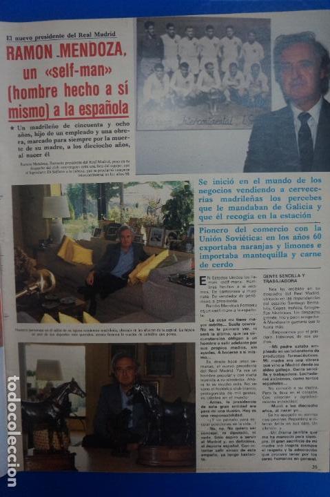 Coleccionismo de Revistas y Peri&oacute;dicos: RECORTE REPORTAJE CLIPPING DE RAMON MENDOZA REVISTA SEMANA N&ordm; 2367 P&Aacute;G 35-36 L44