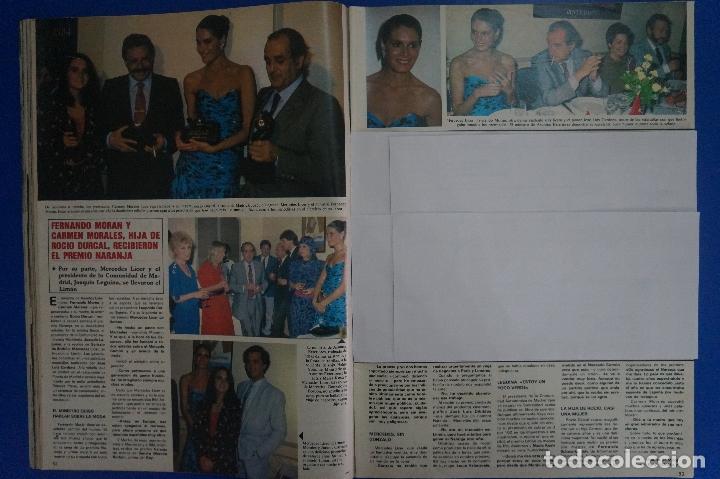 Coleccionismo de Revistas y Peri&oacute;dicos: RECORTE REPORTAJE CLIPPING FERNANDO MORAN CARMEN MORALES ROCIO DURCAL REVISTA SEMANA N&ordm; 2367 P 52-53